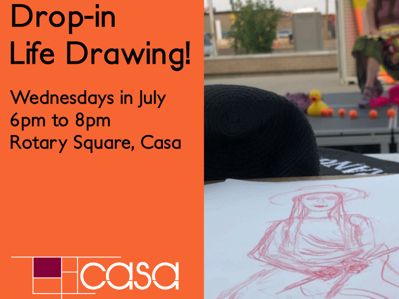 Life Drawing on Rotary Square