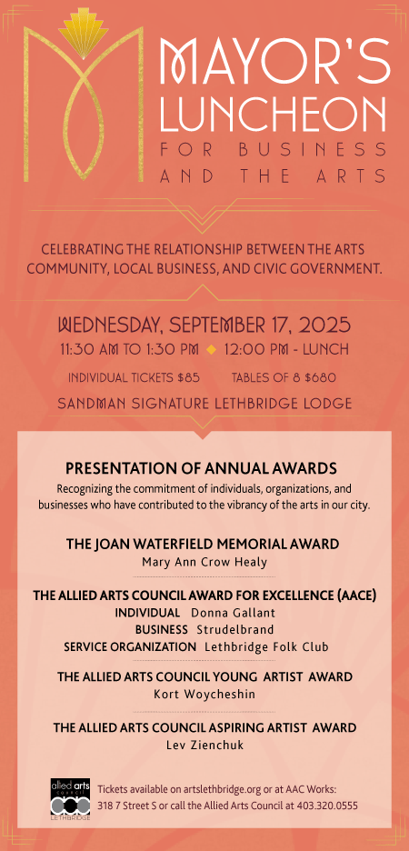 Coral invitation to the Mayor's Luncheon 2025