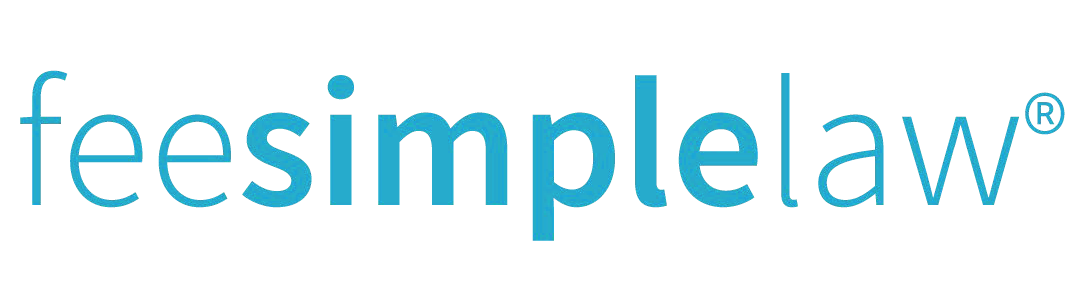 Fee Simple Law wordmark in teal