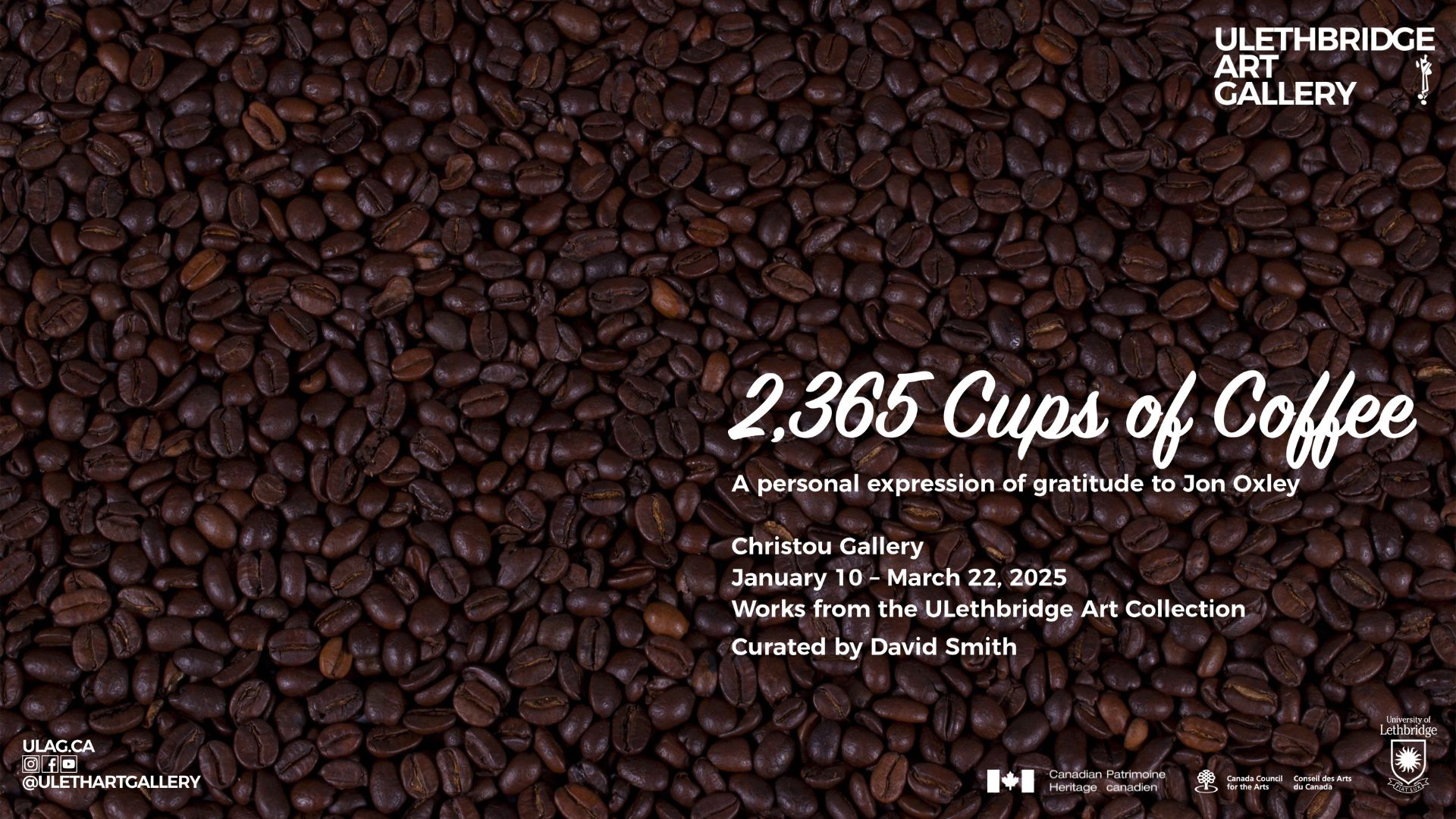 ULethbridge Art Gallery Presents: “2,365 Cups of Coffee”